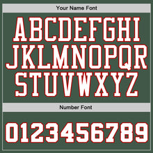 Загрузить изображение в средство просмотра галереи, Custom Stitched Green White-Red Sports Pullover Sweatshirt Hoodie