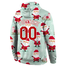 Загрузить изображение в средство просмотра галереи, Custom Stitched Green Red-White Christmas 3D Sports Pullover Sweatshirt Hoodie