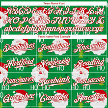 Charger l'image dans la galerie, Custom Green Red-White Christmas 3D Authentic Baseball Jersey