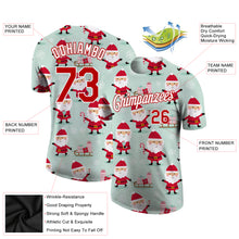 Charger l'image dans la galerie, Custom Green Red-White Christmas 3D Performance T-Shirt