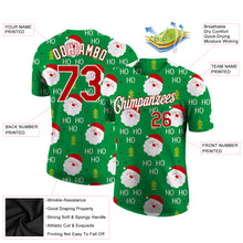 Charger l'image dans la galerie, Custom Green Red-White Christmas 3D Performance T-Shirt