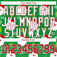 Charger l'image dans la galerie, Custom Green Red-White Christmas 3D Performance T-Shirt