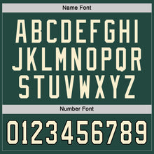 Load image into Gallery viewer, Custom Green Cream-Black Hockey Jersey