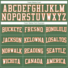 Laden Sie das Bild in den Galerie-Viewer, Custom Stitched Green White-Orange 3D Pattern Design Sports Pullover Sweatshirt Hoodie