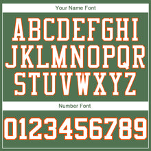 Laden Sie das Bild in den Galerie-Viewer, Custom Stitched Green White-Orange 3D Pattern Design Sports Pullover Sweatshirt Hoodie