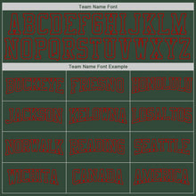 Загрузить изображение в средство просмотра галереи, Custom Stitched Green Green-Red Sports Pullover Sweatshirt Hoodie