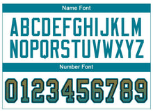 Laden Sie das Bild in den Galerie-Viewer, Custom Old Gold Teal-Black Drift Fashion Football Jersey