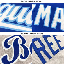 Загрузить изображение в средство просмотра галереи, Custom Gray Royal-White Baseball Jersey