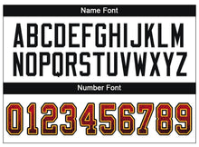 Charger l'image dans la galerie, Custom Scarlet Black-Gold Drift Fashion Football Jersey