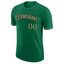 Загрузить изображение в средство просмотра галереи, Custom Kelly Green Old Gold-Black Performance T-Shirt