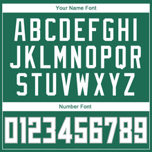 Загрузить изображение в средство просмотра галереи, Custom Kelly Green White-Gray Authentic Throwback Rib-Knit Baseball Jersey Shirt