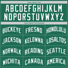 Загрузить изображение в средство просмотра галереи, Custom Kelly Green White Authentic Throwback Rib-Knit Baseball Jersey Shirt