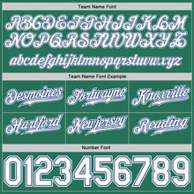 Laden Sie das Bild in den Galerie-Viewer, Custom Kelly Green White-Royal Authentic Throwback Basketball Shorts