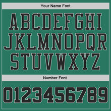 Загрузить изображение в средство просмотра галереи, Custom Kelly Green Black-White Authentic Throwback Basketball Jersey