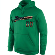 Загрузить изображение в средство просмотра галереи, Custom Stitched Kelly Green Vintage USA Flag-Black Sports Pullover Sweatshirt Hoodie