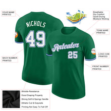 Загрузить изображение в средство просмотра галереи, Custom Kelly Green White-Royal Performance T-Shirt