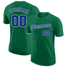 Загрузить изображение в средство просмотра галереи, Custom Kelly Green Royal-White Performance T-Shirt