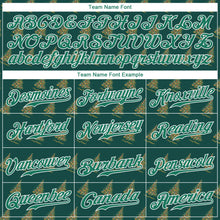 Charger l'image dans la galerie, Custom Kelly Green Kelly Green-White Christmas 3D Authentic Baseball Jersey