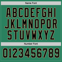 Charger l'image dans la galerie, Custom Kelly Green Black-Old Gold Hockey Jersey