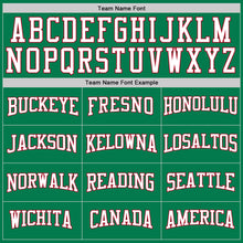 Загрузить изображение в средство просмотра галереи, Custom Stitched Kelly Green White-Red Sports Pullover Sweatshirt Hoodie