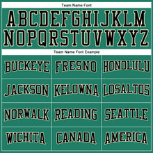 Charger l'image dans la galerie, Custom Kelly Green Black-Cream Authentic Throwback Basketball Jersey