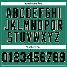 Charger l'image dans la galerie, Custom Kelly Green Black-Cream Authentic Throwback Basketball Jersey