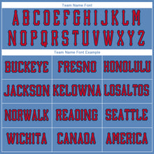 Загрузить изображение в средство просмотра галереи, Custom Light Blue Red-Navy Performance T-Shirt