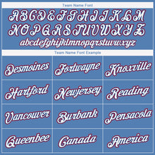 Загрузить изображение в средство просмотра галереи, Custom Light Blue White-Red Performance T-Shirt