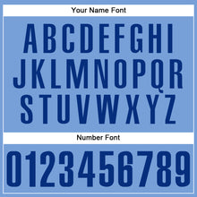 Load image into Gallery viewer, Custom Light Blue Royal Authentic Baseball Jersey