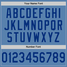 Load image into Gallery viewer, Custom Light Blue Royal-Red Authentic Baseball Jersey