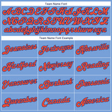 Загрузить изображение в средство просмотра галереи, Custom Light Blue Orange-Royal Authentic Throwback Basketball Jersey