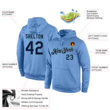 Загрузить изображение в средство просмотра галереи, Custom Stitched Light Blue Navy-Aqua Sports Pullover Sweatshirt Hoodie