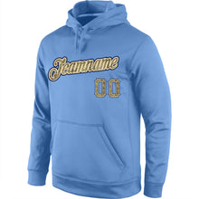 Charger l'image dans la galerie, Custom Stitched Light Blue Camo-Navy Sports Pullover Sweatshirt Hoodie