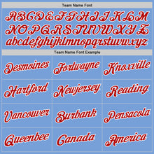 Загрузить изображение в средство просмотра галереи, Custom Stitched Light Blue White-Red Sports Pullover Sweatshirt Hoodie