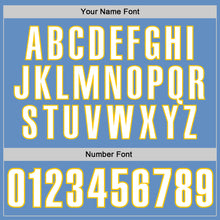 Загрузить изображение в средство просмотра галереи, Custom Light Blue White-Gold Performance T-Shirt