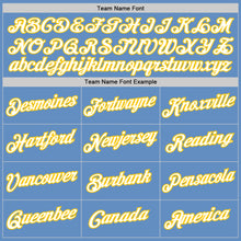 Загрузить изображение в средство просмотра галереи, Custom Light Blue White-Gold Performance T-Shirt