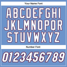 Load image into Gallery viewer, Custom Light Blue White-Royal Authentic Baseball Jersey