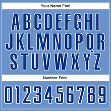 Load image into Gallery viewer, Custom Light Blue Royal-Gold Authentic Baseball Jersey