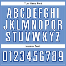 Load image into Gallery viewer, Custom Light Blue White-Royal Authentic Baseball Jersey