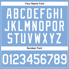 Load image into Gallery viewer, Custom Light Blue White Authentic Baseball Jersey