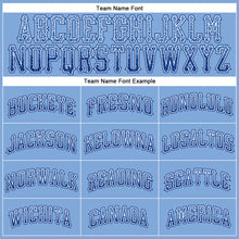 Load image into Gallery viewer, Custom Light Blue Royal-White Authentic Drift Fashion Baseball Jersey