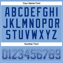 Load image into Gallery viewer, Custom Light Blue Royal-White Authentic Drift Fashion Baseball Jersey