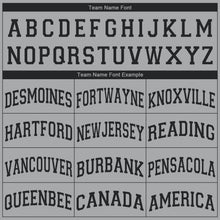 Laden Sie das Bild in den Galerie-Viewer, Custom Gray Black V-Neck Basketball Jersey