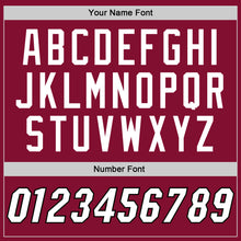 Laden Sie das Bild in den Galerie-Viewer, Custom Maroon White-Black Authentic Throwback Basketball Jersey