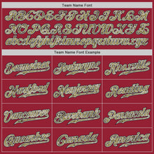 Laden Sie das Bild in den Galerie-Viewer, Custom Maroon Camo-Gray Authentic Throwback Basketball Jersey