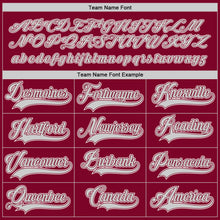 Загрузить изображение в средство просмотра галереи, Custom Maroon Gray-White Hockey Jersey