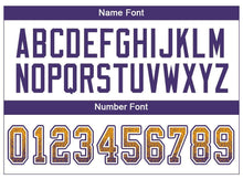 Load image into Gallery viewer, Custom Gold Purple-White Drift Fashion Football Jersey