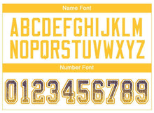 Load image into Gallery viewer, Custom Purple Gold-White Drift Fashion Football Jersey