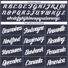 Charger l'image dans la galerie, Custom Navy White Round Neck Suit Basketball Jersey