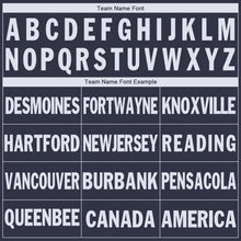 Charger l'image dans la galerie, Custom Navy White V-Neck Basketball Jersey